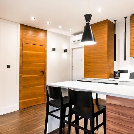 Wola Luxury Wooden Apartment Warsaw